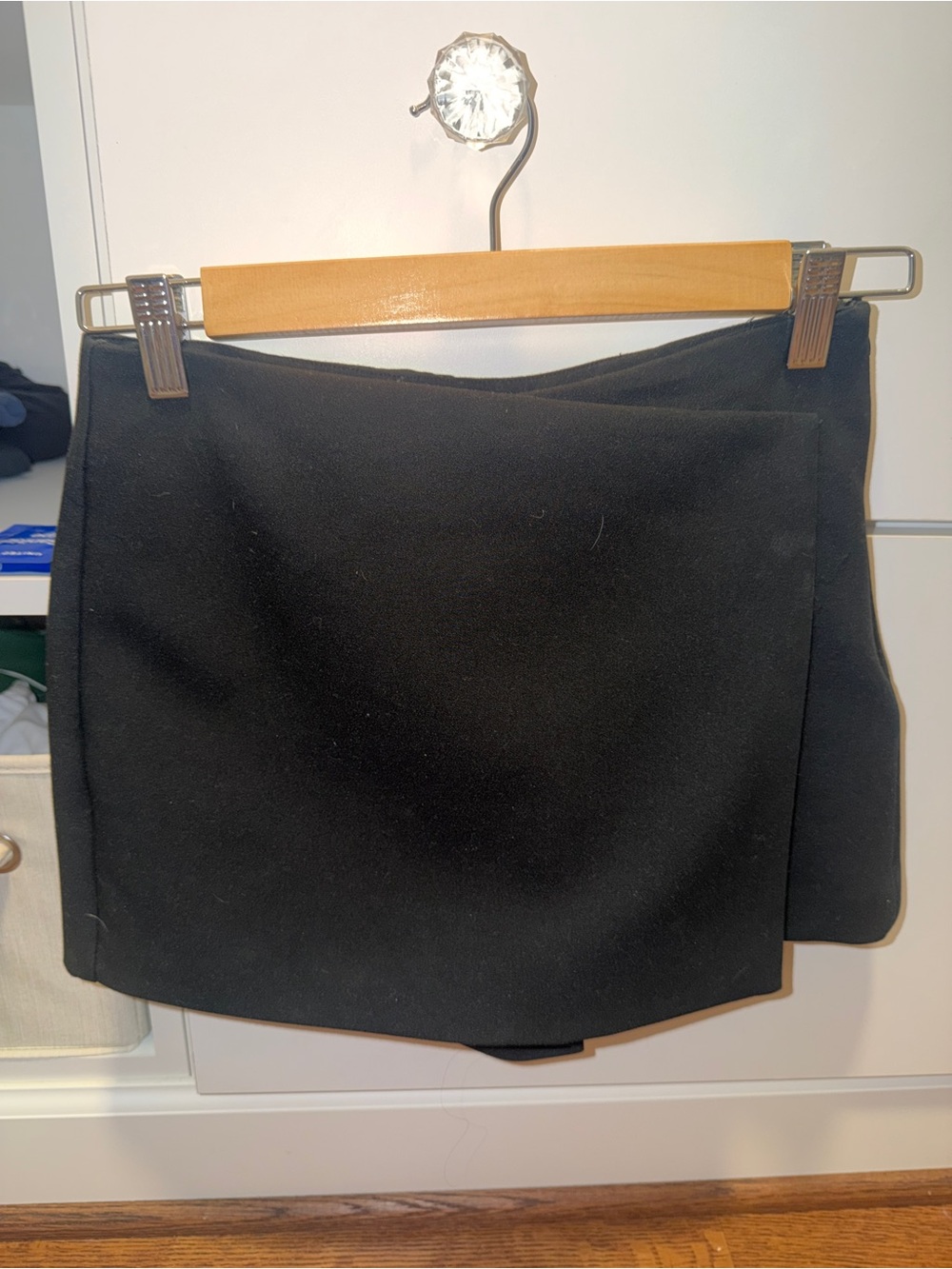 Zara Black High-Waist Mini Skirt